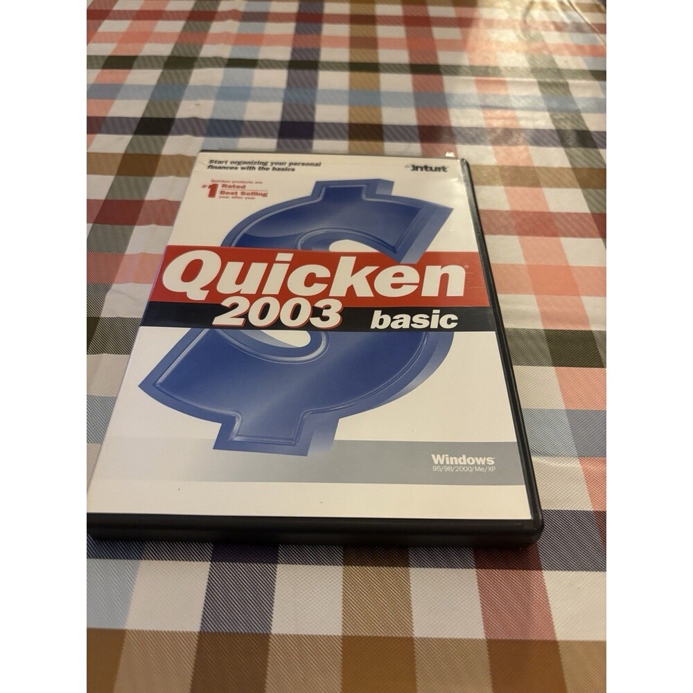 Quicken 2002 Basic, Financial Software, Windows Version, CD - Picture 1 of 2